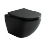 Подвесной унитаз Metropol Rimless Ceramica Nova чёрный матовый CN4002MB