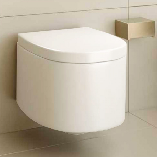 Armani Roca Island Унитаз подвесной 57х38.5х27см, со скрытым креплением, цвет: белый