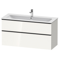 Duravit D-Neo Тумбочка подвесная 62.5x121x46.2 см, раковина, 1 ящик цвет: белый высокоглянцевый