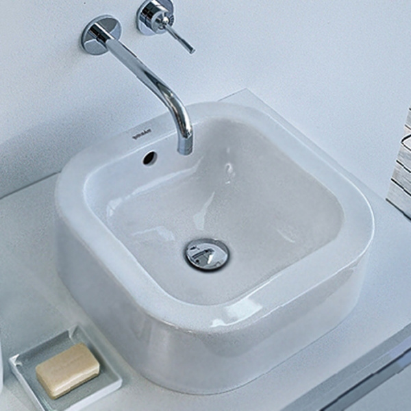 DURAVIT Happy D.2 Раковина 40х40 см, без отв., цвет: белый