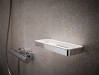 Полка Keuco Plan 14958 хром, белая