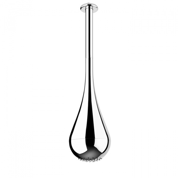 Gessi Goccia Верхний душ для потолочного крепления каплевидной формы, h=602мм, цвет: хром
