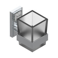 THG Masque de Femme métal lisse Стакан, подвесной, цвет: хром