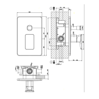 Gessi iSpa Встраиваемый однорычажный смеситель с переключателем, внешняя часть, цвет: хром