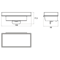 EMCO Liaison Диспенсер для жидкого мыла, подвесной на рейлинг, цвет: хром