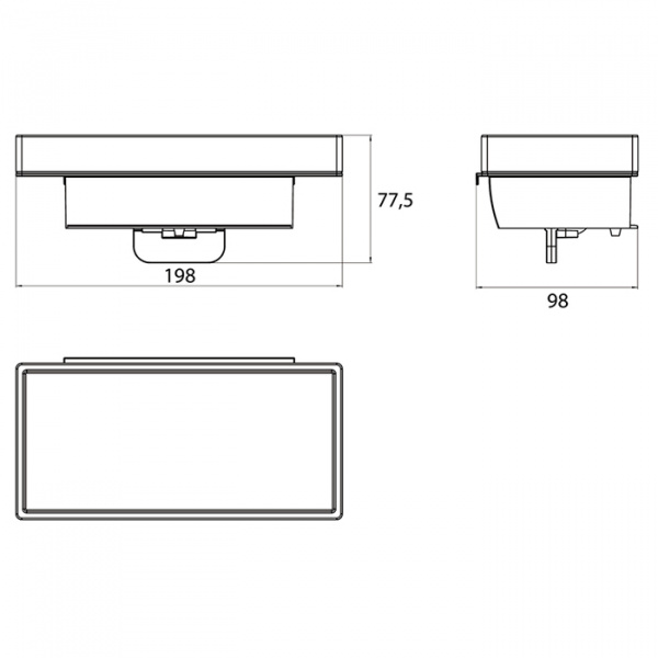 EMCO Liaison Диспенсер для жидкого мыла, подвесной на рейлинг, цвет: хром