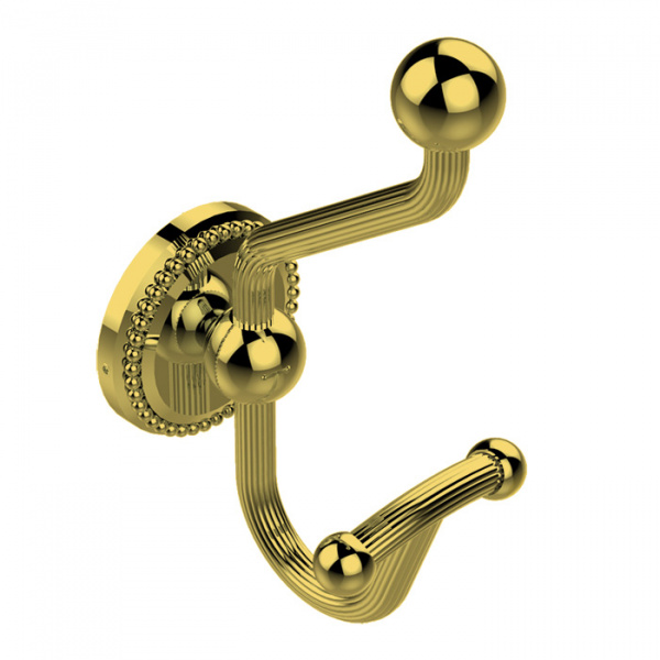 THG Amour De Trianon Крючок для одежды, подвесной, двойной, цвет: полированное золото