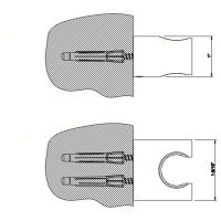 Gessi Ovale Держатель душевой лейки неподвижный, цвет: хром