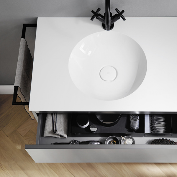 Burgbad Coco Комплект напольной мебели 120x50x87 см, цвет: серый