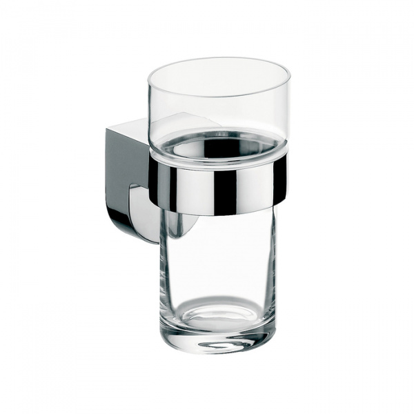 EMCO Mundo Стакан подвесной прозрачное стекло, цвет: хром
