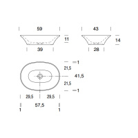 VITAGE milldue edition FOUR SEASONS Комплект мебели с тумбой под раковину, раковиной LIONE, зеркалом QUEBEC, 216 см, цвет: глянцевый Bianco/Calacatta vagli