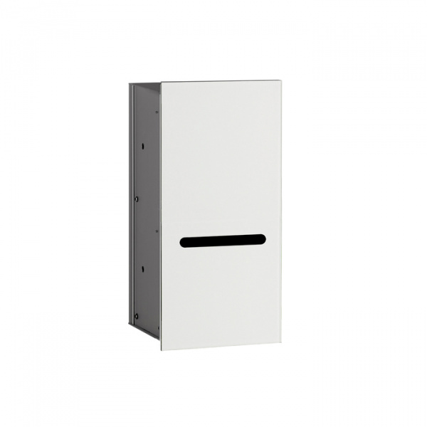 EMCO Asis 2.0 Модуль для туалетной бумаги, встраиваемый, туалетная бумага/запасной рулон, 1 дверь левая, цвет: белый ELS