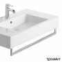 Duravit D-Code Полотенцедержатель труба с квадратным сечением, 80.8x1.4см, хром