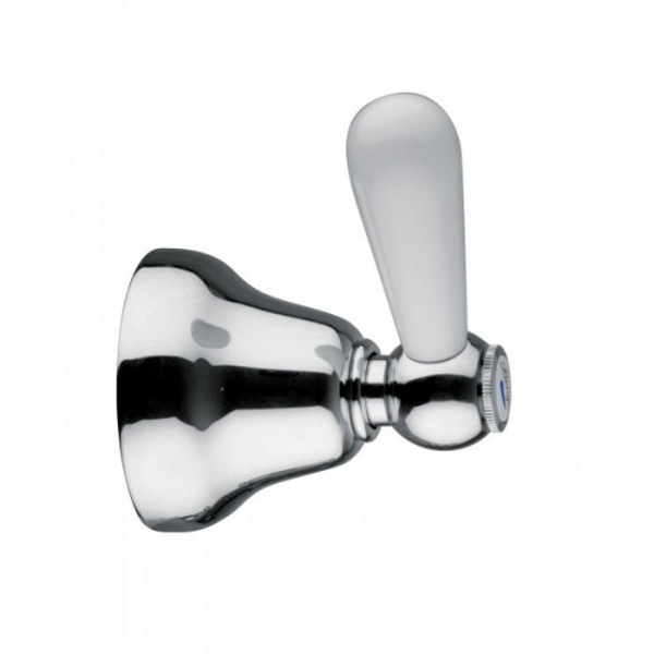 Кран Bongio Oxford Lux, цвет: хром/белый фарфор