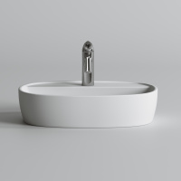 Умывальник накладной Element 500*380*120мм Ceramica Nova белый 