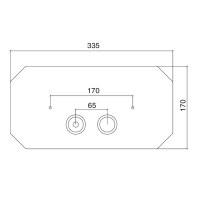 Sbordoni Romana Панель двойного смыва, для механизма Geberit UNICA, KOMBIFIX, UP300,UP320, цвет: золото