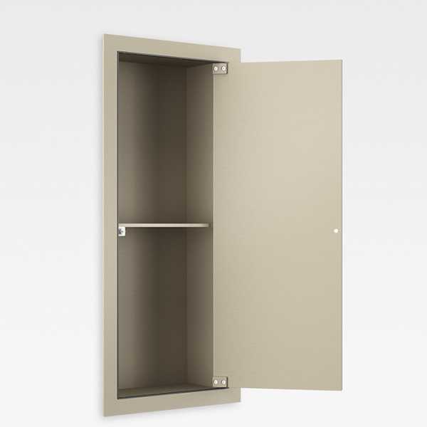 Armani Roca Island Встраиваемый шкафчик 25х13.1хh55см с полочкой DX, цвет: greige