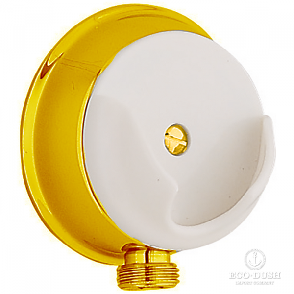 CISAL Arcana Держатель ручного душа настенный, с выводом для воды, цвет: золото