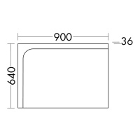 Burgbad Sinea Зеркало с подсветкой 90x64 см, сенсорный выкл. белый гл.