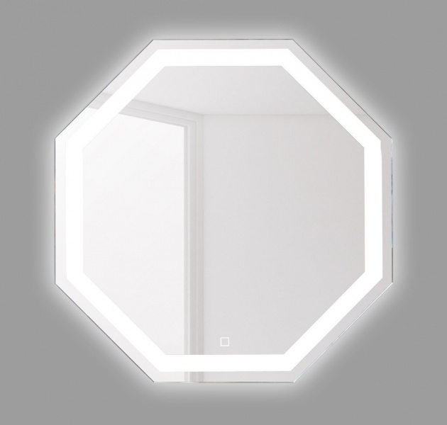 Зеркало с встроенным светильником и сенсорным выключателем SPC-LNS-800-800-LED-TCH, 12W, 220-240V, 800x30x800 SPC-OTT-800-800-LED-TCH