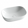 Умывальник чаша накладная прямоугольная Element 455*325*135мм Ceramica Nova белый CN6009