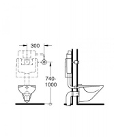 Панель смыва для унитаза Grohe 37060000
