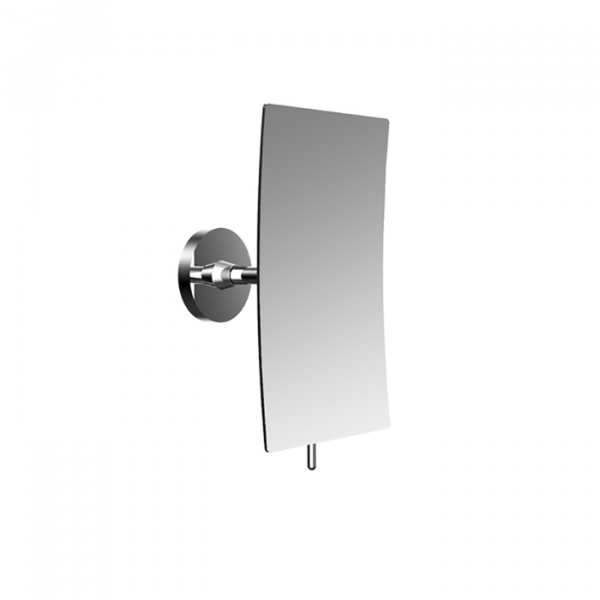 EMCO Pure Зеркало косметическое, 208x132мм, одинарный, emco-glue, 3x кратное увеличение, подвесной, цвет: хром