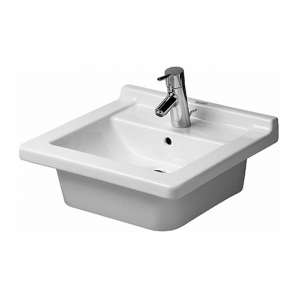 Duravit Starck 3 Раковина 48x46.5 см, 3 отв., цвет: белый