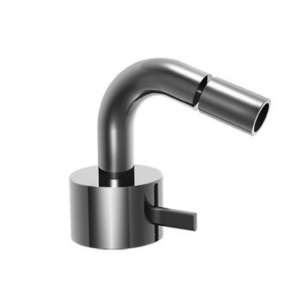 Fantini AF/21 Смеситель для биде, 1 отв., излив: 13 см, цвет: матовая натуральная сталь