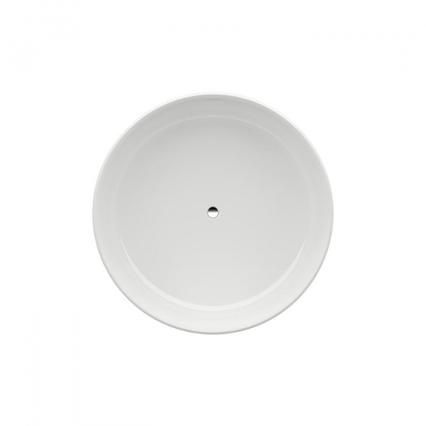 Laufen VAL Ванна 130x130x50.5см, отдельностоящая, круглая, с слив-переливом, материал: композит