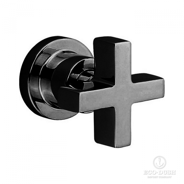 CISAL Barcelona Запорный вентиль 3/4", цвет: черный матовый