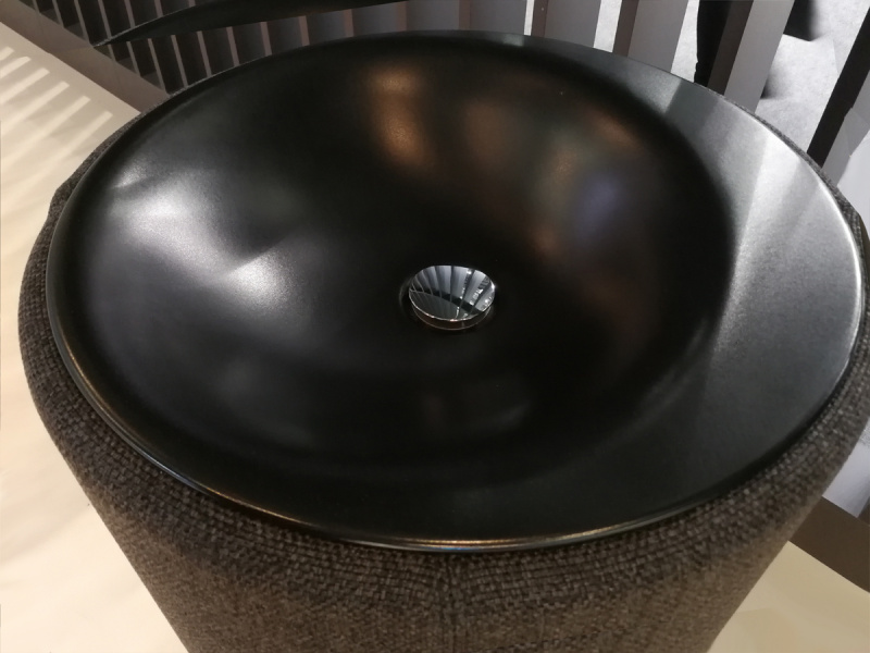 Bette Lux Oval Couture Раковина 55х90 см, без отв., с текстильным подиумом цвет: болотный