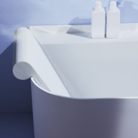 Laufen Sonar Ванна 160x81.5х46см, пристенная, с слив-переливом, материал: композит