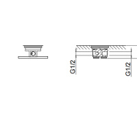 Fantini Внутренняя часть напольного смесителя, 1/2