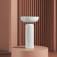 Artceram Jolie Раковина 50см., на пьедестале, без отв., цвет: белый глянцевый