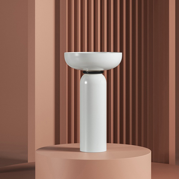 Artceram Jolie Раковина 50см., на пьедестале, без отв., цвет: белый глянцевый