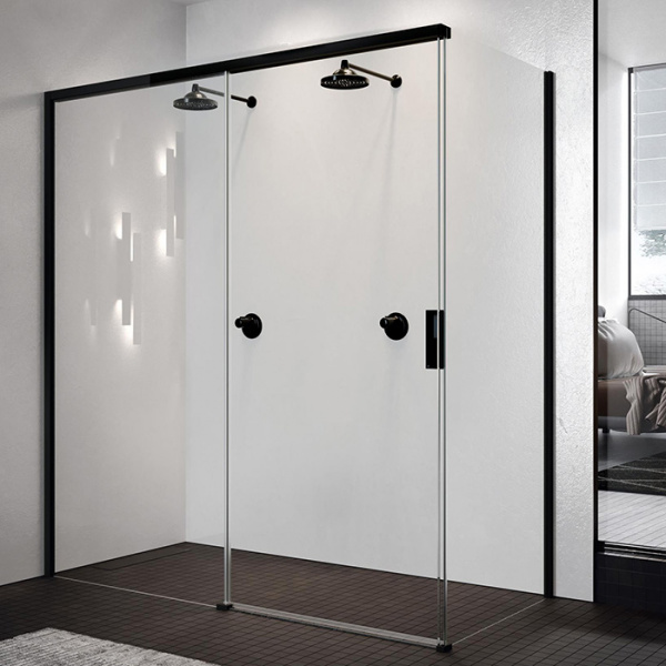 Novellini Opera Душевой угол 120х91х200см., SX, стекло, цвет: черный