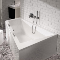 Ванна асимметричная Riho BA91005, 180х130, санитарный акрил