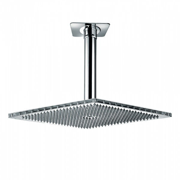 BOSSINI DREAM-CUBE Верхний душ 400 x 400 мм 1 режим - держателем вертикальным 300 x Ø 36 мм, цвет: хром