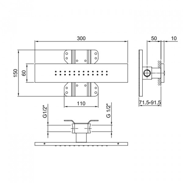 Fantini Внутренняя часть форсунки, 1/2"
