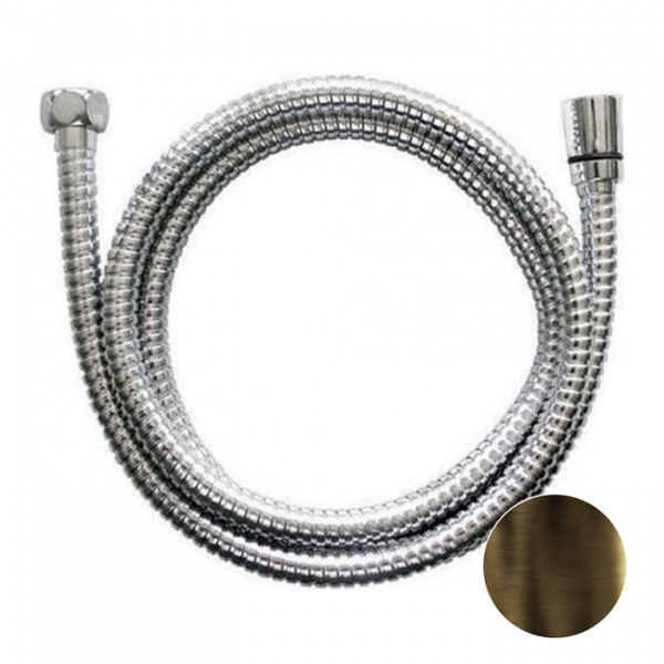Nicolazzi Doccia Шланг 200 см - 15х1M - 1/2”, цвет: тёмная бронза