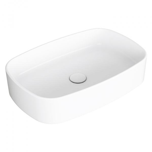 SIMAS Folio Раковина прямоугольная накладная 60x40x13 см, без отв под смеситель, цвет: белый