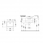 Duravit Vero Раковина 60х47 см, 3 отв., цвет: белый