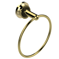 THG Bagatelle pierre noire Держатель-кольцо 17см., подвесной, цвет: золото