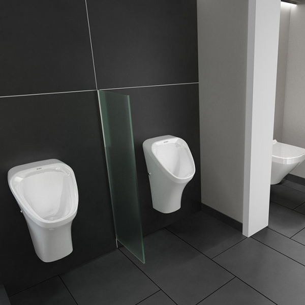 Duravit DuraStyle Dry Писсуар безводный, сток горизонтальный Ø 5см, Воздушный затвор, вкл. Крепление, модель без „мушки“, 30x34см, цвет: белый