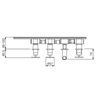 Fantini Внутренняя часть смесителя для ванны, 1/2&quot