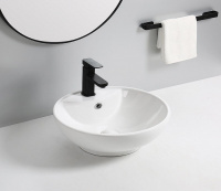 Sbordoni Romana Раковина 65 см, 1 отв., цвет: белый