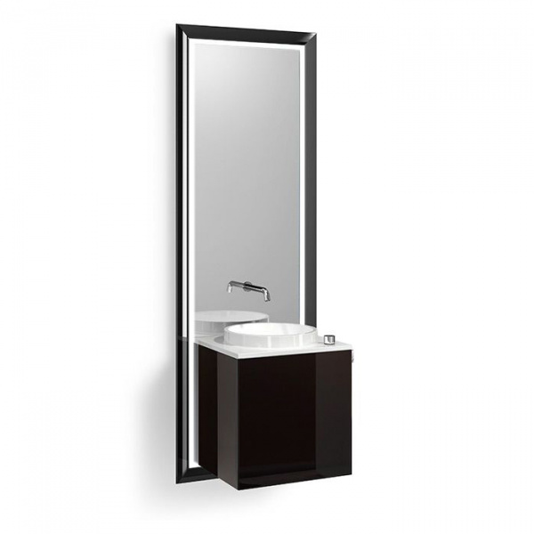 EMCO Touch 450 classic Комплект мебели с дверцей правый, цвет: черный/optiwhite