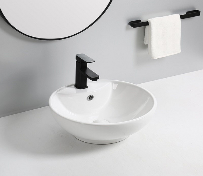 Sbordoni Romana Раковина 65 см, 1 отв., цвет: белый