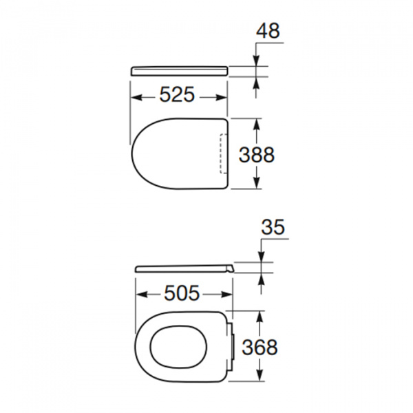 Armani Roca Island Сиденье для унитаза, с микролифтом, лакированное, цвет: белый